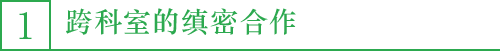 1．跨科室的缜密合作