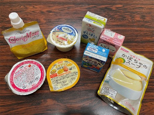 市販で購入できる経口栄養補助食品の画像