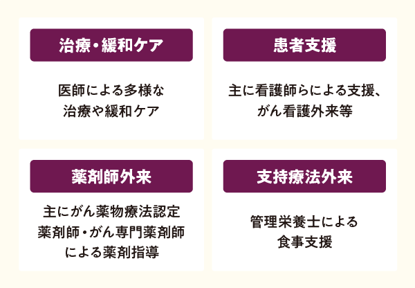 がん薬物療法を受ける患者さんへ包括的で全人的な治療・ケアの実践のイメージ画像