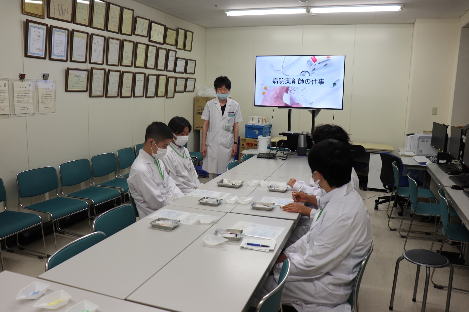 薬剤師の業務体験の写真