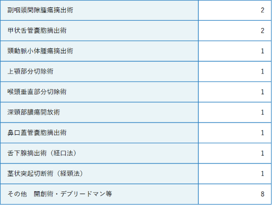 2025年に施行されたその他の手術